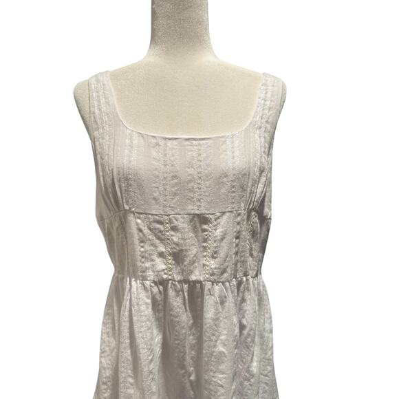 NWT PRINCESS POLLY Lorinda Mini Dress in White Cotton Sz 12 - Picture 4 of 8